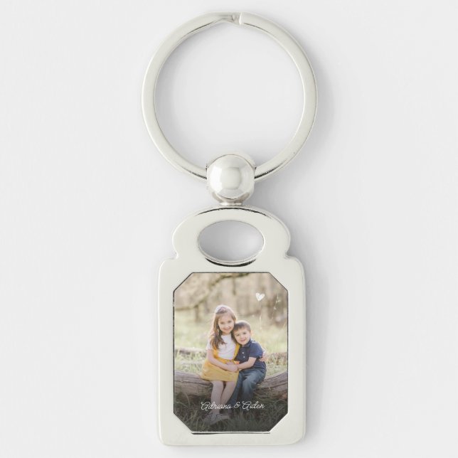 Porte-clés Add Your Kids Photo Custom Keepsake  (Devant)