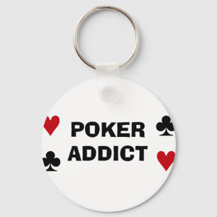 Porte-clés Addict de poker