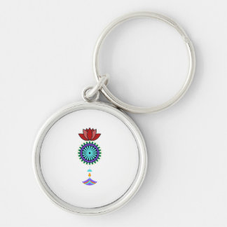 Porte-clés Adeptes spirituels à fleurs de lotus
