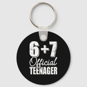Porte-clés adolescent de 13 ans six sept meme 67 anniversaire