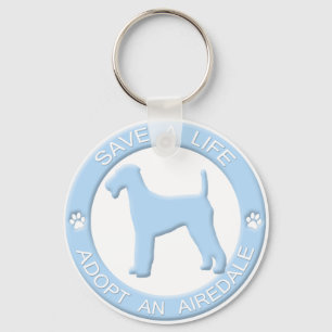 Porte-clés Adoptez un porte - clé d'Airedale