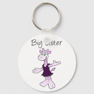 Porte-clés Adorable Giraffe Big Sister