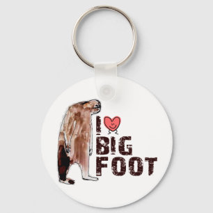 Porte-clés Adorable ! J'AIME la conception de <3 BIGFOOT