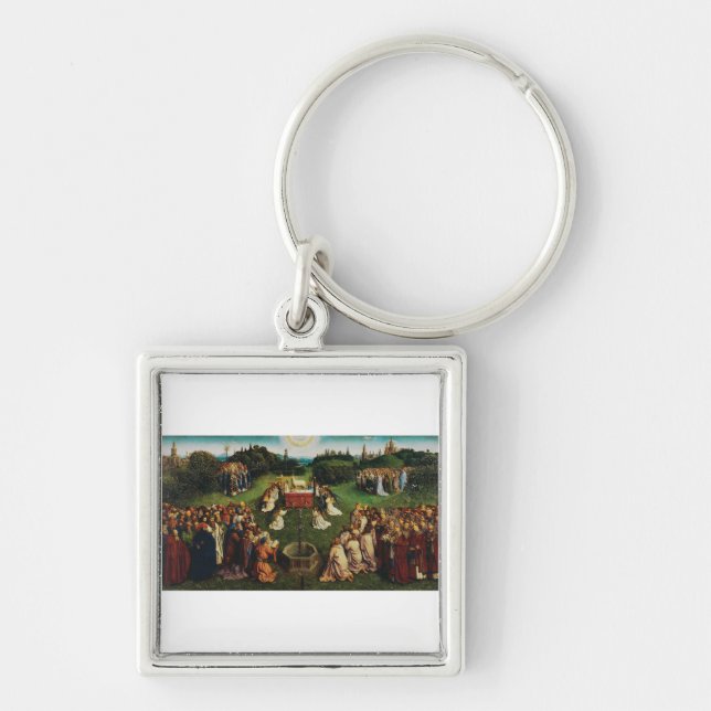 Porte-clés Adoration de l'agneau par Jan van Eyck (Devant)