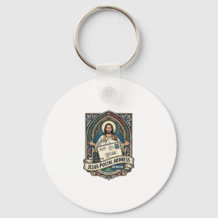 Porte-clés Adresse postale de Jésus Ciel Adresse postale de J