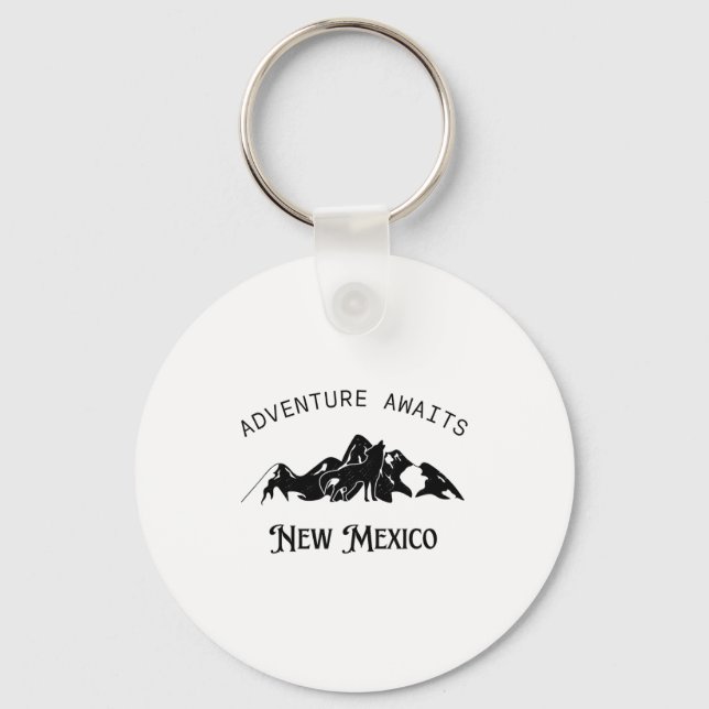 Porte-clés Adventure Awaits Vacation Travel New Mexico  (Recto)