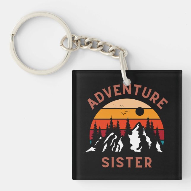 Porte-clés Adventure Sister (Devant)