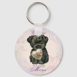Porte-clés Affenpinscher Heart Mom
