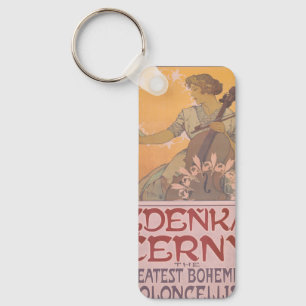Porte-clés Affiche de Zdenka Cerny par Alphonse Mucha