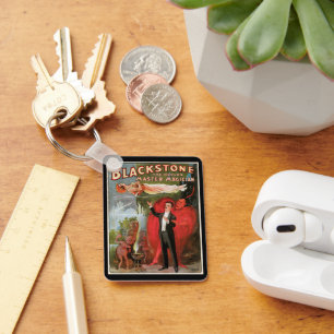 Porte-clés Affiche Magique Vintage, Le Grand Magicien Blackst