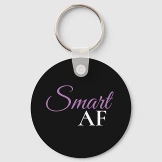 Porte-clés affirmation Smart AF Violet