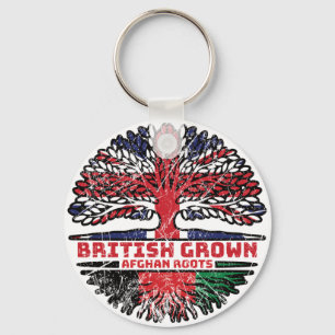 Porte-clés Afghanistan Afghanistan Royaume-Uni British Tree