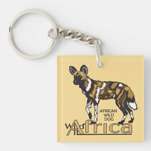 Porte-clés African wild dog Wild Africa (Devant)
