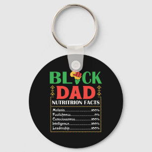 Porte-clés Afrique Black Papa Nutrition Faits Melanin Conscie