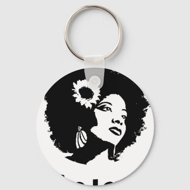 Porte-clés Afro Love (Recto)