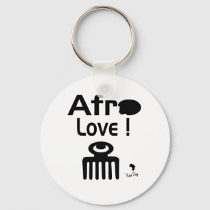 Porte-clés Afro Love avec DUAFE