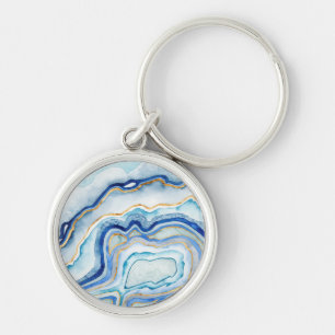 Porte-clés Agate de cobalt II