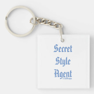 Porte-clés Agent De Style Secret Par LBDesignings Porte - clé