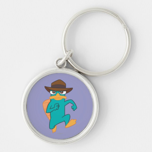 Porte-clés Agent P en cours d'exécution (Devant)