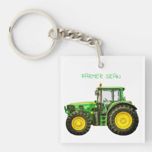 Porte-clés Agriculteurs John Deere Tracteur