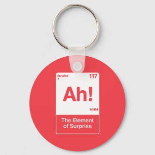 Porte-clés Ah L'Élément De Surprise - Chimie Drôle