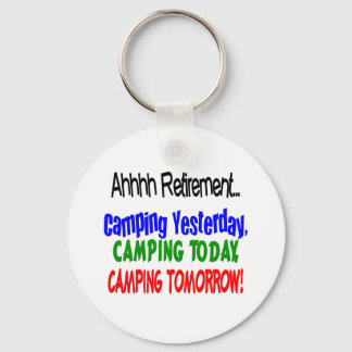 Porte-clés Ahhhh retraite CAMPING