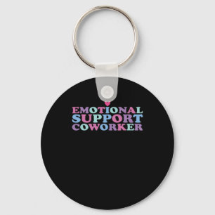 Porte-clés Aide émotionnelle Coworker Chill Mème et Viral
