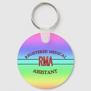 PORTE-CLÉS AIDE MÉDICAL ENREGISTRÉ PAR LOGO DE RMA
