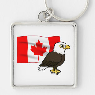 Porte-clés Aigle à tête blanche canadienne