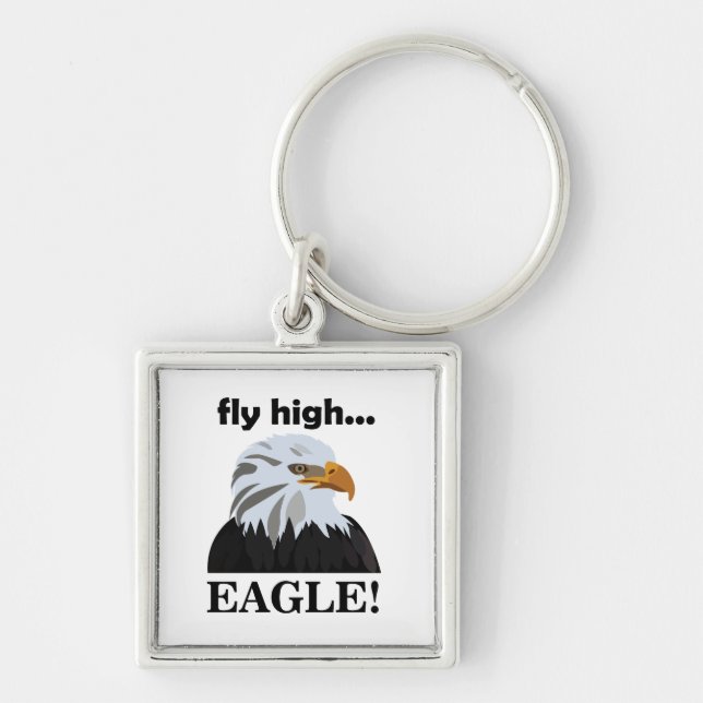 Porte-clés Aigle à tête blanche volée Aigle haute (Devant)