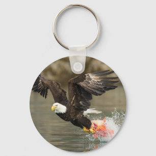 Porte-clés Aigle à tête plate
