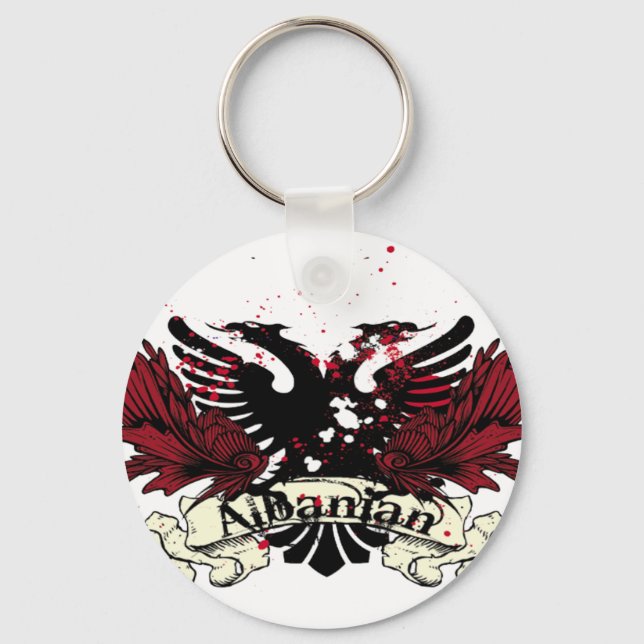 Porte-clés aigle albanais (Recto)