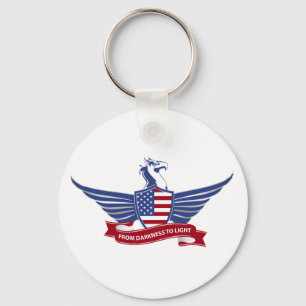 Porte-clés aigle américain