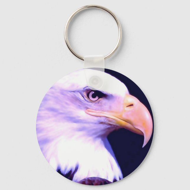 Porte-clés Aigle de Bald - Aigle Américain (Recto)