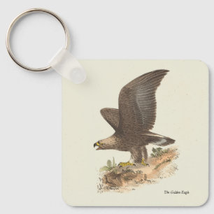 Porte-clés Aigle d'or (Aquila chrysaetos) NY Bird Image