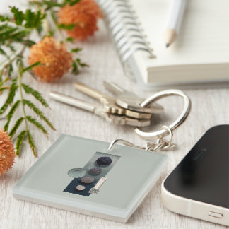 Porte-clés aiguille_1_coeur point acrylique