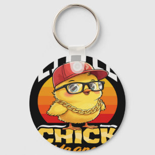 Porte-clés Aimant à Filles Drôle Par Chicken Cool Sungles Gar