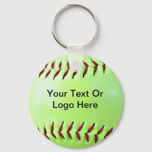 Porte-clés Aimant de collecte de fonds de softball, Porte - c