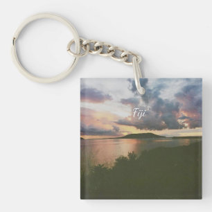 Porte-clés Aimant photo flexible île tropicale des Fidji