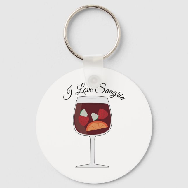Porte-clés Aimer Sangria (Recto)