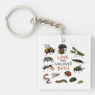 Porte-clés Aimez les insectes méprisés