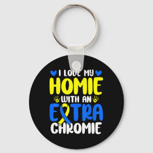 Porte-clés Aimez Mon Homie Avec Le Syndrome De Chromie Supplé