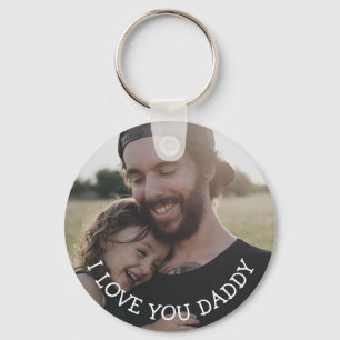 Porte-clés Aimez-vous papa, Porte - clé photo personnalisé