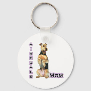 Porte-clés Airedale Terrier Maman 4 - Porte - clé