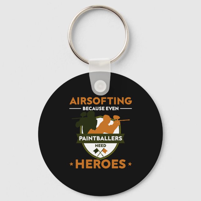 Porte-clés Airsoftball Lecteur Paintball Marqueur cadeau (Recto)