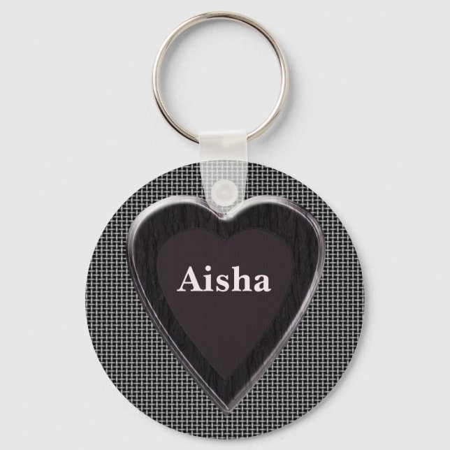 Porte-clés Aisha Stole My Heart Keychain par 369 Mon nom (Recto)