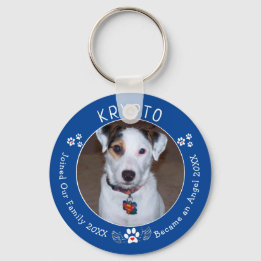 Porte-clés Ajouter Photo Custom Dog Memorial
