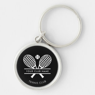Porte-clés Ajouter un nom de club Équipe de tennis Simple Per
