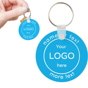 Porte-clés Ajoutez le logo de votre boutique commerciale à vo