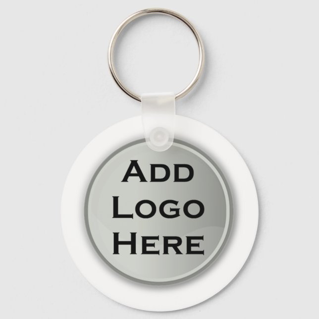 Porte-clés Ajoutez votre logo cadeau d'entreprise (Recto)
